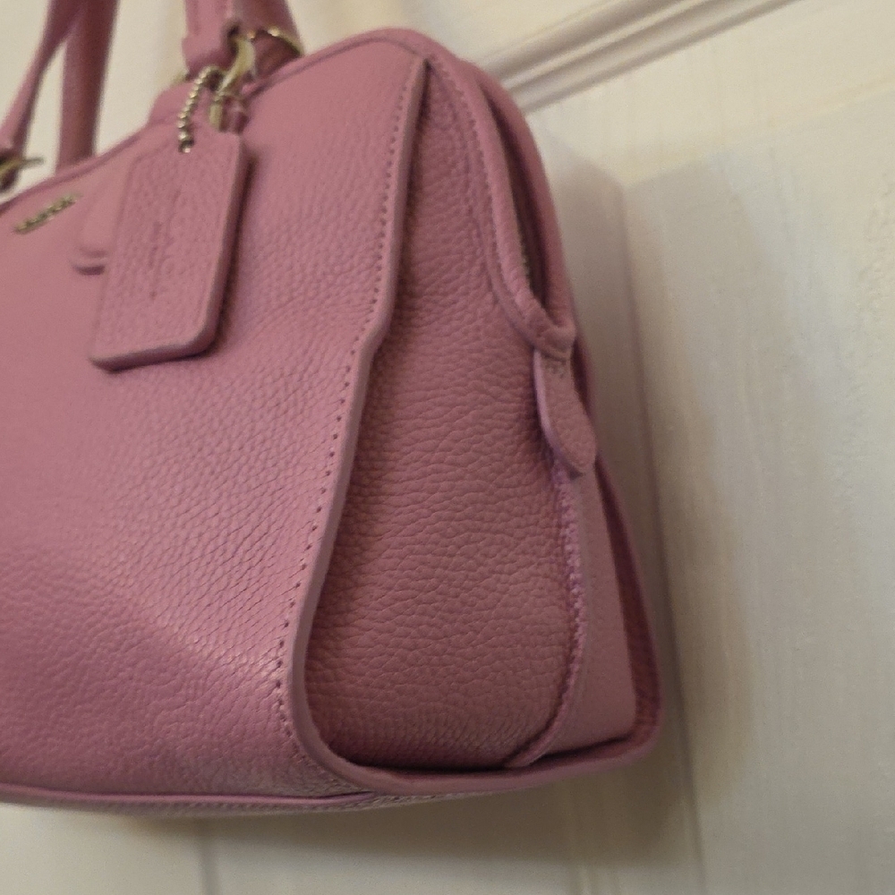 Coach Light Pink Satchel Bag - Picture 5 of 16